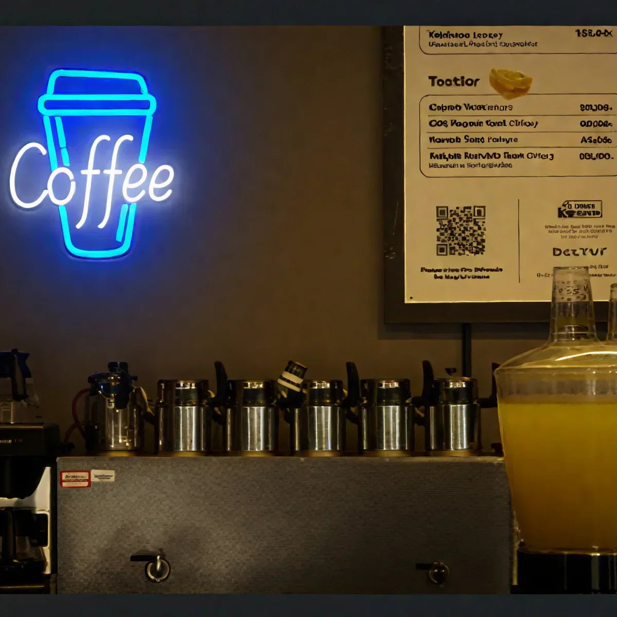 coffee bar sign