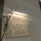 Modern House Signs – High-Grade Travertine Luminous Doorplate