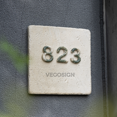 Ceramic House Signs — -Natural-Stone-Ceramic-Font-Bohemian-House-Sign
