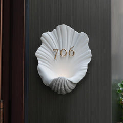 Resin & Plastic House Signs — Contemporary Matte Resin House Sign