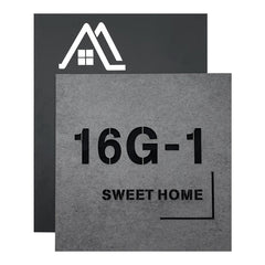 Acrylic Flat Door Signs – High-End Simple Acrylic Villa Doorplate