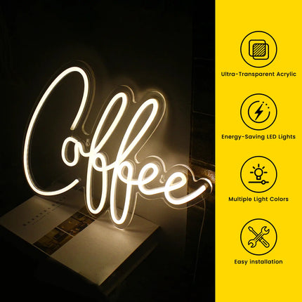 Acrylic Coffee Sign | Coffee Lover Gift, Home Coffee Bar Decor, Unique Friend Present03