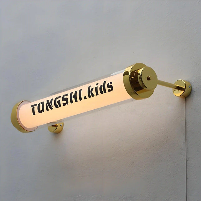 Acrylic Tube Lightbox – Custom Round Column Sign – Multi-Mount LED Business Display