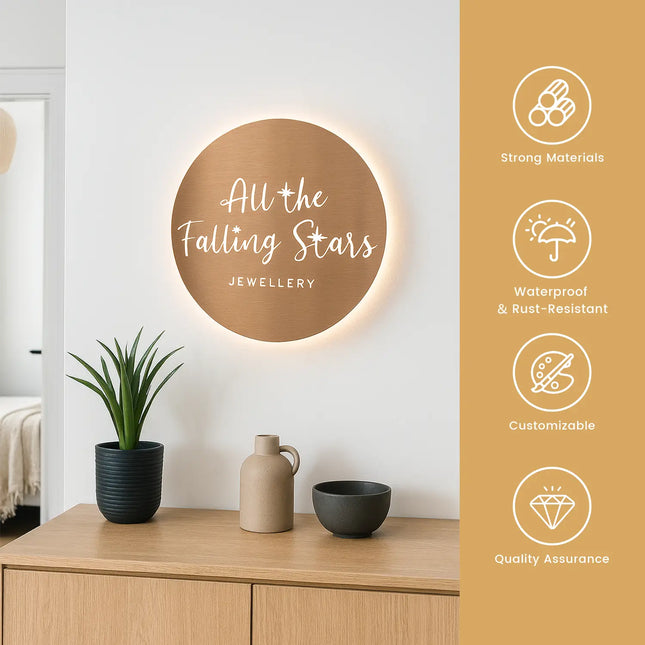 Advanced Customization Metal Backlit Light Box for business