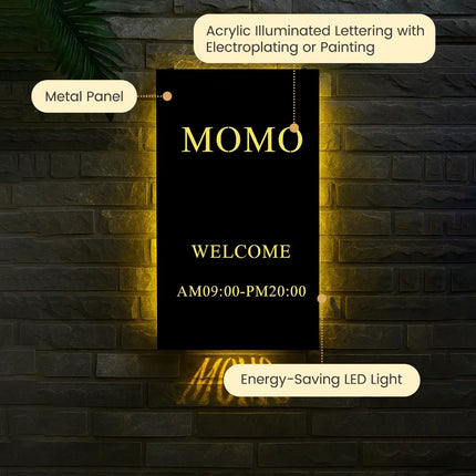 Advanced Customization Metal Backlit Light Box for business