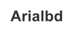 
      Arialbd font family