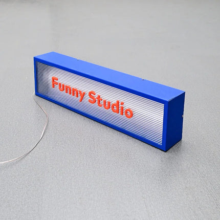 Cartoon Ripple Acrylic Light Box – Custom Shop Sign 