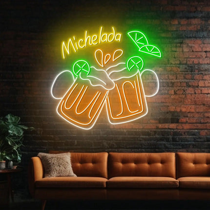 Brazilian Coxinha Neon Sign – Custom LED Wall Light for Restaurant or Home Decor