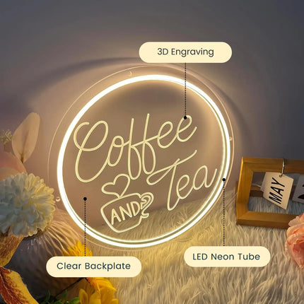 Coffee Neon Sign - Best Gifts for Coffee Tea Enthusiast, Christmas03