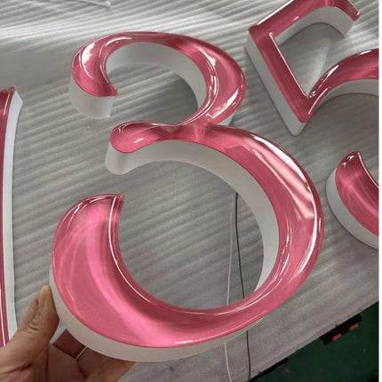 Custom Acrylic Jelly Letter Shop Sign – LED Glowing Candy-Color Font