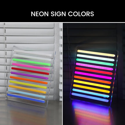 Custom Acrylic Neon Shop Sign – Ambient Wall Decor for Store or Room