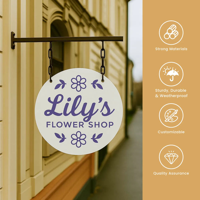Custom Designer Metal Shop Sign – Creative Business Sign Solution