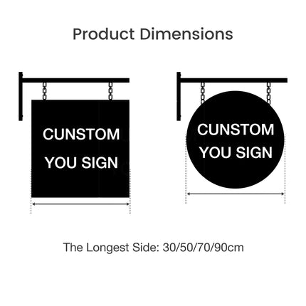 Custom Designer Metal Shop Sign – Creative Business Sign Solution