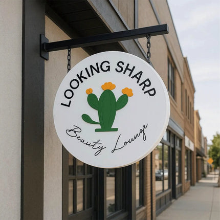 Custom Designer Metal Shop Sign – Creative Business Sign Solution