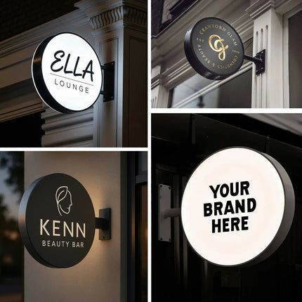 Customized Acrylic Wall  Mounted LED Light Box- Modern Stylish Sign