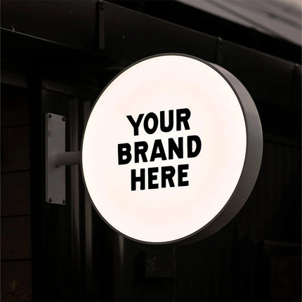 Customized Acrylic Wall  Mounted LED Light Box- Modern Stylish Sign