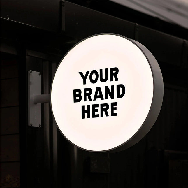 Customized Acrylic Wall  Mounted LED Light Box- Modern Stylish Sign