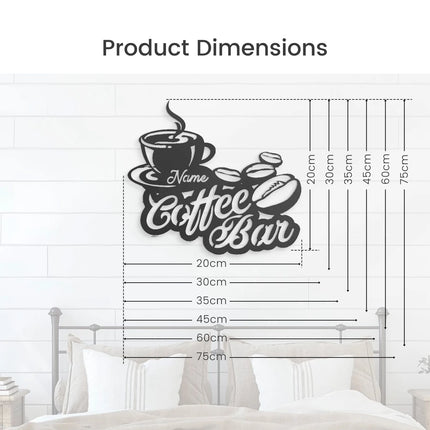 Dimmable Metal Neon Coffee Sign  | Home Coffee Corner Decor, Dimmable, Perfect Gift Idea 04