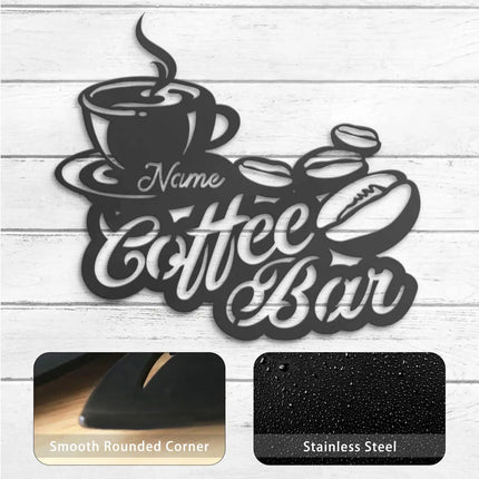 Dimmable Metal Neon Coffee Sign  | Home Coffee Corner Decor, Dimmable, Perfect Gift Idea 06
