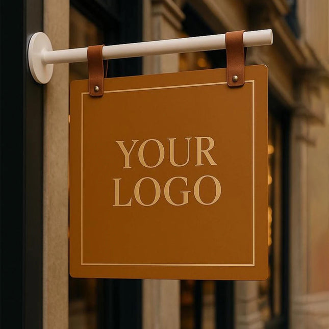 Fashion Double-Sided Metal Storefront Sign – Custom Shop Entrance Sign