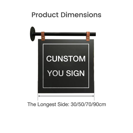 Fashion Double-Sided Metal Storefront Sign – Custom Shop Entrance Sign