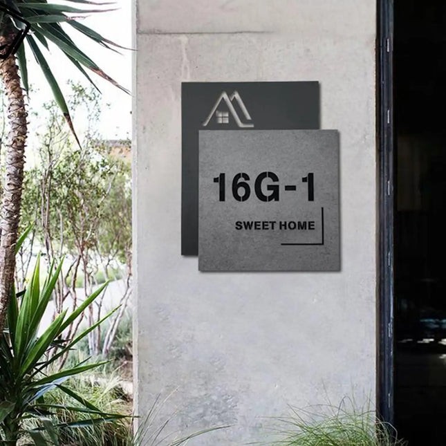 High-End Simple Acrylic Villa Doorplate