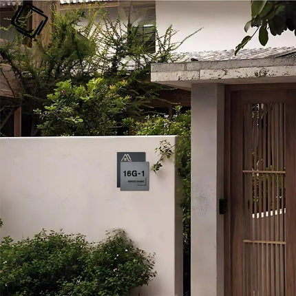 High-End Simple Acrylic Villa Doorplate
