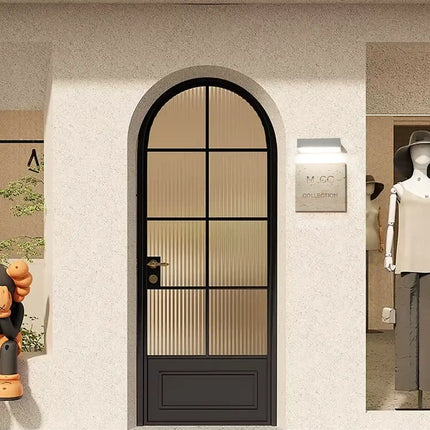 High-Grade Travertine Luminous Doorplate