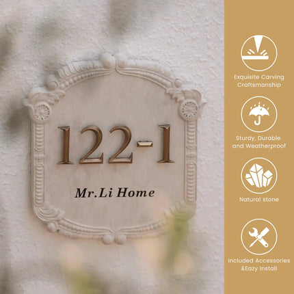 High-end_French_Style_Home_Lime_Stone_Doorplate_Customization_house_sign_sku1.2