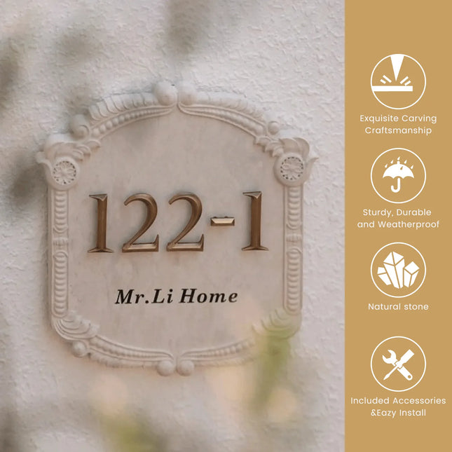 High-end_French_Style_Home_Lime_Stone_Doorplate_Customization_house_sign_sku1.2