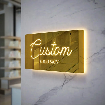 Advanced Customization Metal Backlit Light Box for business