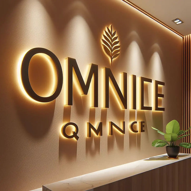 Modern 3D Metal Letter Logo Sign – Custom Business Signage