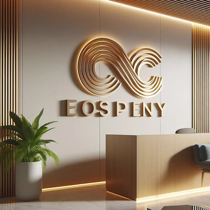 Modern 3D Metal Letter Logo Sign – Custom Business Signage