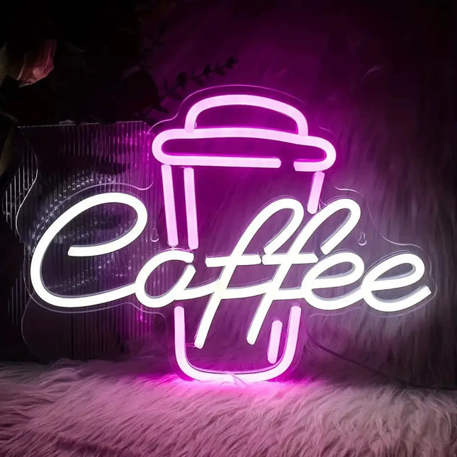Neon Coffee Sign | Coffee Cup LED Light 01