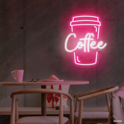 Neon Coffee Sign | Coffee Cup LED Light 06