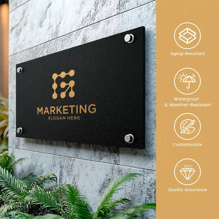 Personalized Acrylic Business Sign – Custom Shop Branding Display