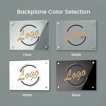 Premium Custom Acrylic Brand Shop Sign – Personalized Logo Sign