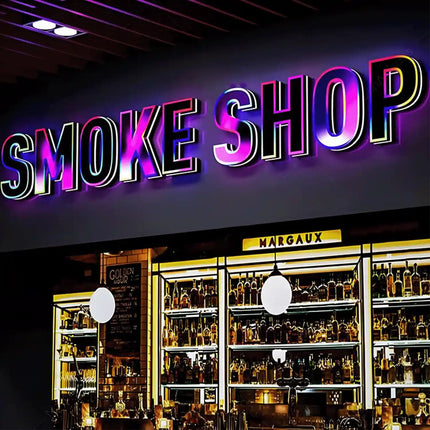 Punk-Style Illuminated Letter Sign – Custom LED Shop Front Sign
