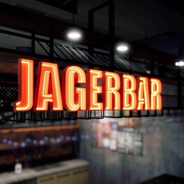 Trendy American Retro Neon Light Shop Sign Custom English Description