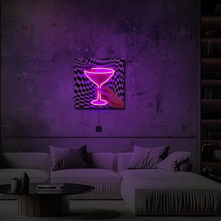 Vintage Neon Wall Decor Perfect for Bar & Cocktail Lounges 06
